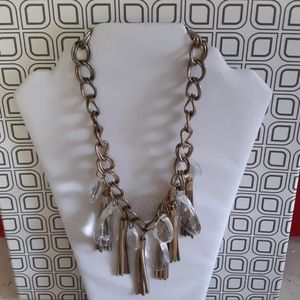 Vintage Graziano Goldtone Necklace with Pendants